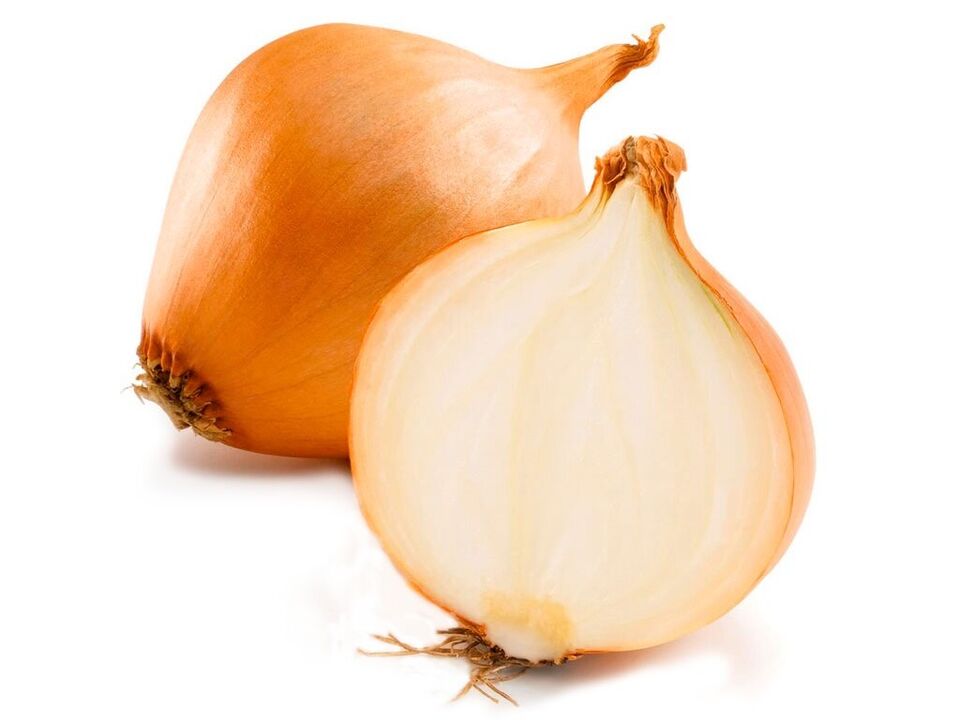 Zwiebel zur Entfernung von Parasiten